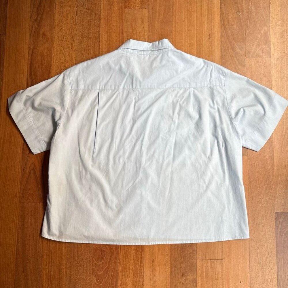 Jamie Haller Cotton Boxy Cropped Camp Shirt - Picture 4 of 4
